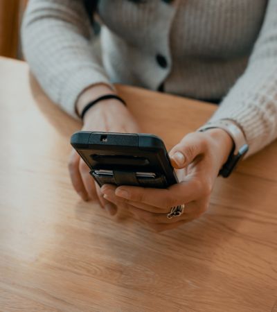 person on the phone
